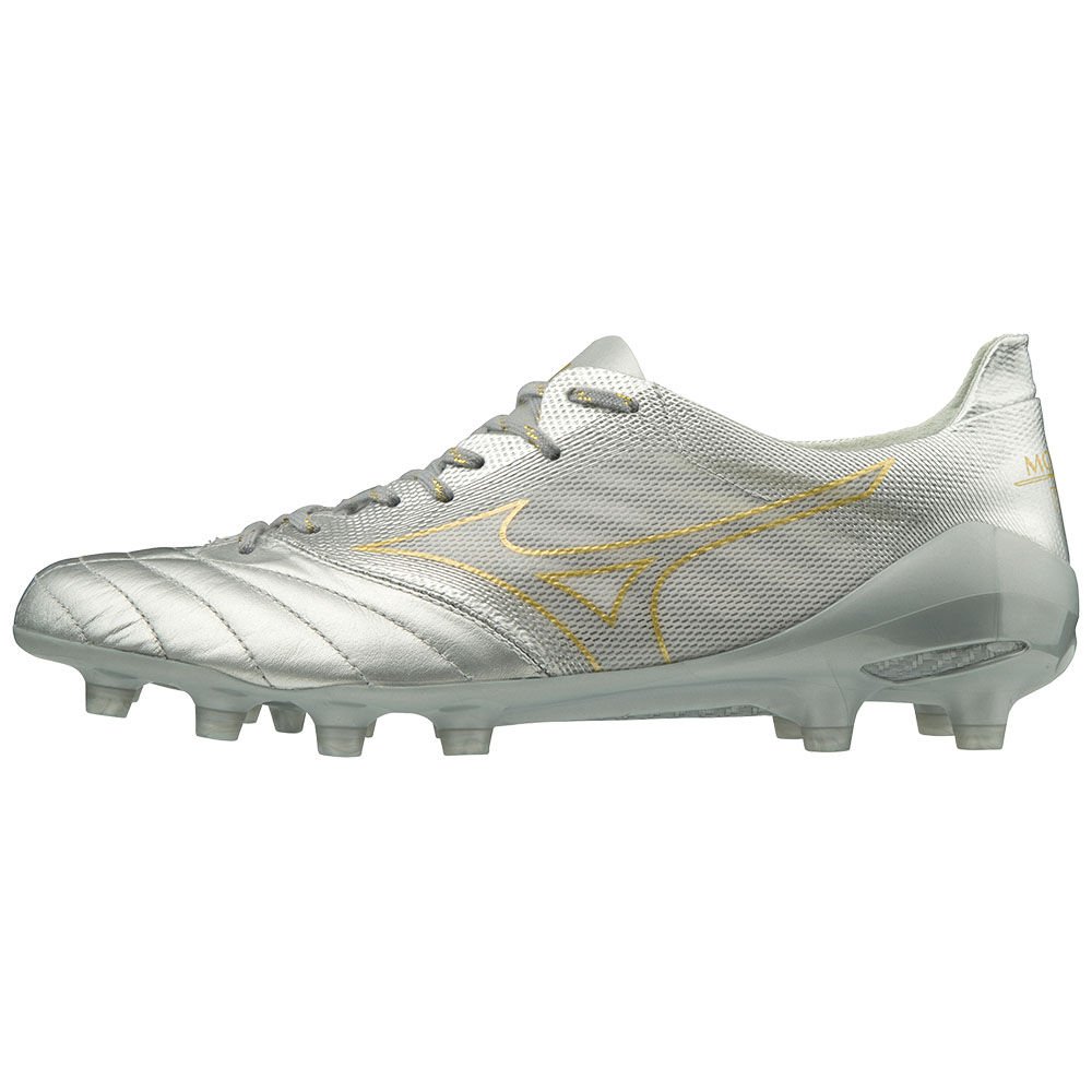 Mizuno Women's Soccer Cleats MORELIA NEO II BETA Silver/Gold - PUHGBAT-40